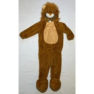 LION Plush Halloween Costume Brown Fur Kids Child 2T-3T